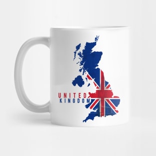 United Kingdom Map Mug